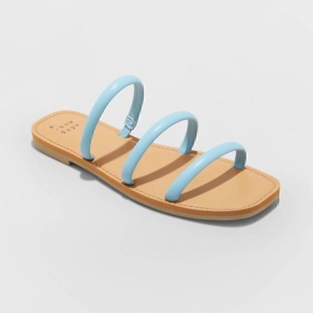 Women's Wren Triple Strap Sandals - A New Day